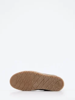 Damen Semler – Schnürboots aus Veloursleder in Taupe