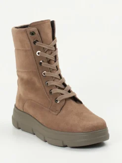 – Schnürboots aus Veloursleder mittel*Semler Hot