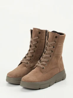 – Schnürboots aus Veloursleder mittel*Semler Hot