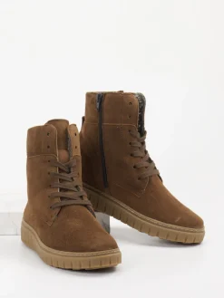 Damen Semler – Schnürboots aus Veloursleder