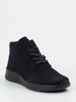Damen Semler – Schnürboots aus Veloursleder dunkel
