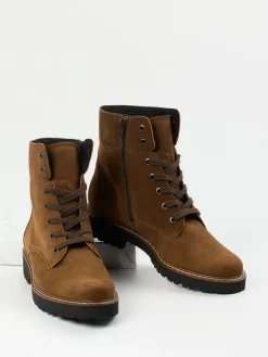 – Schnürboots aus Veloursleder mittel*Semler Online