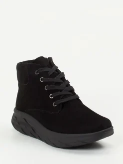 – Schnür-Boots aus Veloursleder*Semler Outlet