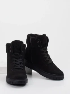 – Schnürboots aus Veloursleder*Semler Online