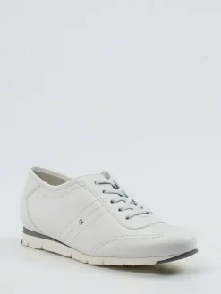 Damen Semler – Schnürschuh aus Kalbleder in Offwhite