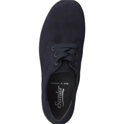 – Schnürschuh aus Veloursleder Dunkel*Semler Outlet