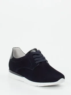 Damen Semler – Schnürschuhe aus Veloursleder Dunkel