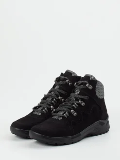 – Schnürstiefelette aus Nubukleder*Semler Hot