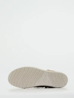 Damen Semler – Schnürstiefelette aus Leder mit Logoprint