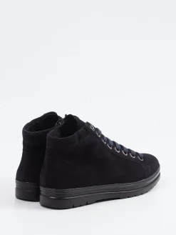 – Schnürstiefelette aus Veloursleder*Semler Online