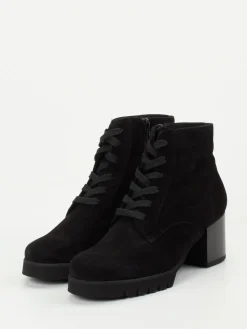 Damen Semler – Schnürstiefelette aus Veloursleder