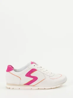 Damen Semler – Sneaker aus Kalb- und Veloursleder Offwhite