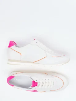 Damen Semler – Sneaker aus Kalb- und Veloursleder Offwhite
