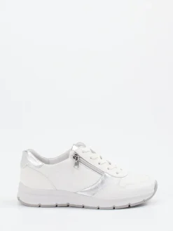 Damen Semler – Sneaker aus Kalbleder in Offwhite