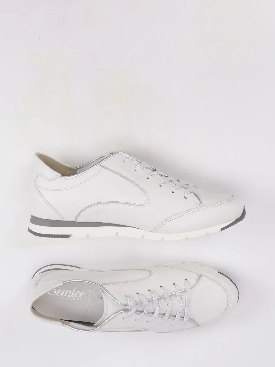 Damen Semler – Sneaker aus Kalbleder in Offwhite