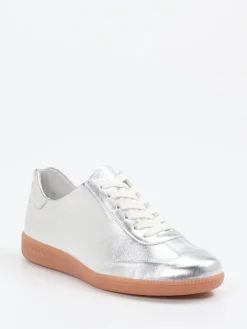 Damen Semler – Sneaker aus Metallicleder silberfarben