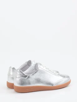Damen Semler – Sneaker aus Metallicleder silberfarben