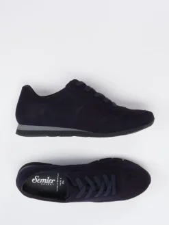 Damen Semler – Sneaker aus Veloursleder in Dunkel