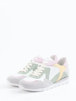 Damen Semler – Sneaker aus Veloursleder in Pastelloptik