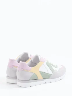 Damen Semler – Sneaker aus Veloursleder in Pastelloptik