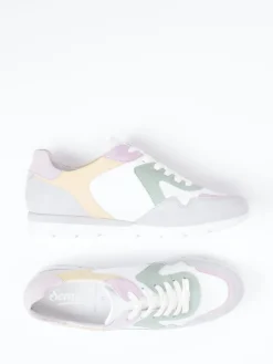 Damen Semler – Sneaker aus Veloursleder in Pastelloptik