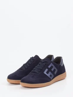 Damen Semler – Sneaker aus Veloursleder mit Metallic-Details