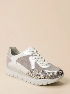 Damen Semler – Sneaker aus Veloursleder mit Metallic-Details