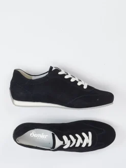 Damen Semler – Sneaker aus Veloursleder in Dunkel