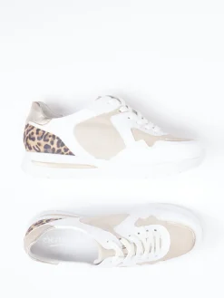 Damen Semler – Sneaker aus Velourleder mit Leopardenmuster