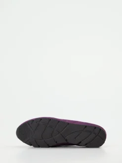 – Sneaker aus Veloursleder violett*Semler