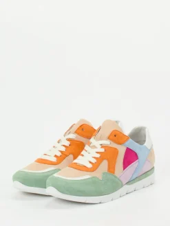 Damen Semler – Sneaker aus Veloursleder Colorblocking
