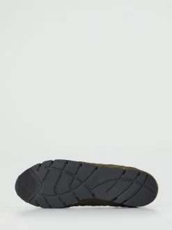 – Sneaker aus Veloursleder in Oliv*Semler Hot