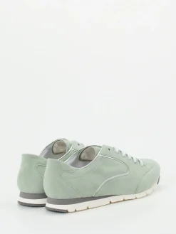 – Sneaker aus Veloursleder in Salbei*Semler