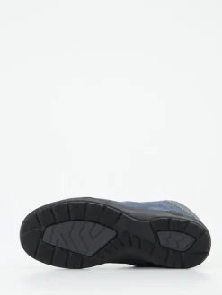 Damen Semler – Stiefelette aus Veloursleder Dunkel