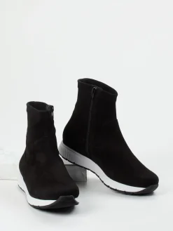 – Stiefeletten aus Veloursleder*Semler Sale