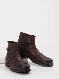 Herren Shoto – Biker-Boots aus Leder Dunkel