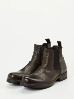 Herren Shoto – Chelsea Boots aus Hirschleder dunkel
