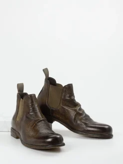 Herren Shoto – Chelsea Boots aus Hirschleder dunkelbraun