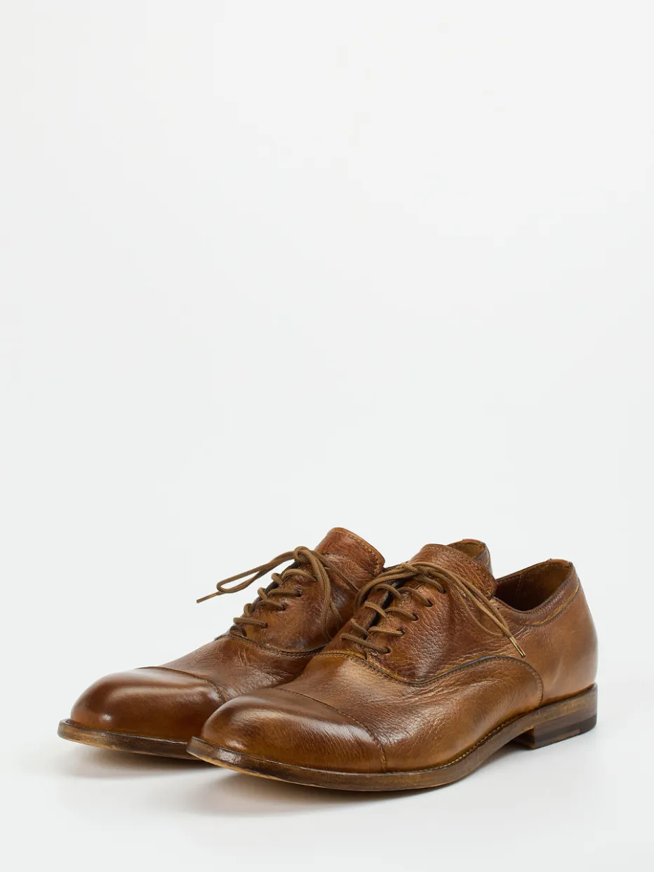 Herren Shoto – Derby-Schnürschuh aus Elchleder Cognac