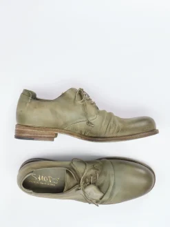 – Derby-Schnürschuh aus Büffelleder schlamm*Shoto Clearance