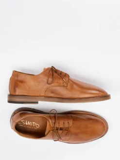 – Derbyschuhe aus Büffelleder cognac*Shoto Discount