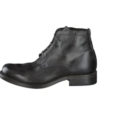 Herren Shoto – Schnürboots aus Kalbleder Dunkelgrau