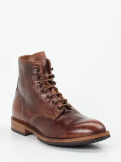 – Schnürstiefel aus Pferdeleder kastanien*Shoto