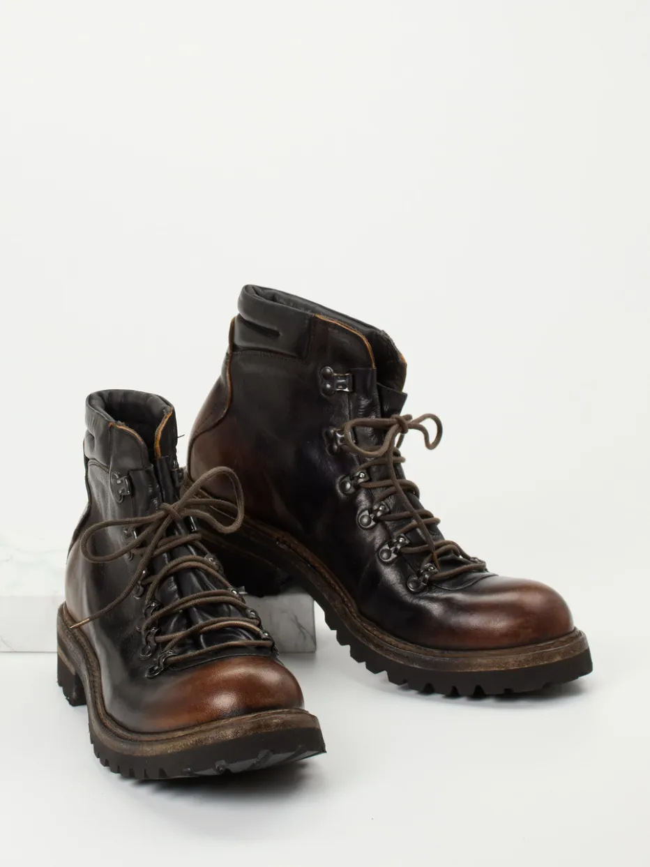 Herren Shoto – Wanderboots aus Pferdeleder dunkel