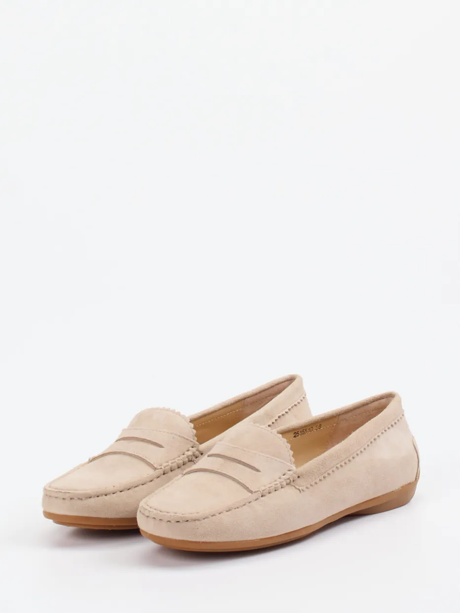 Damen Si – Loafer aus Veloursleder in