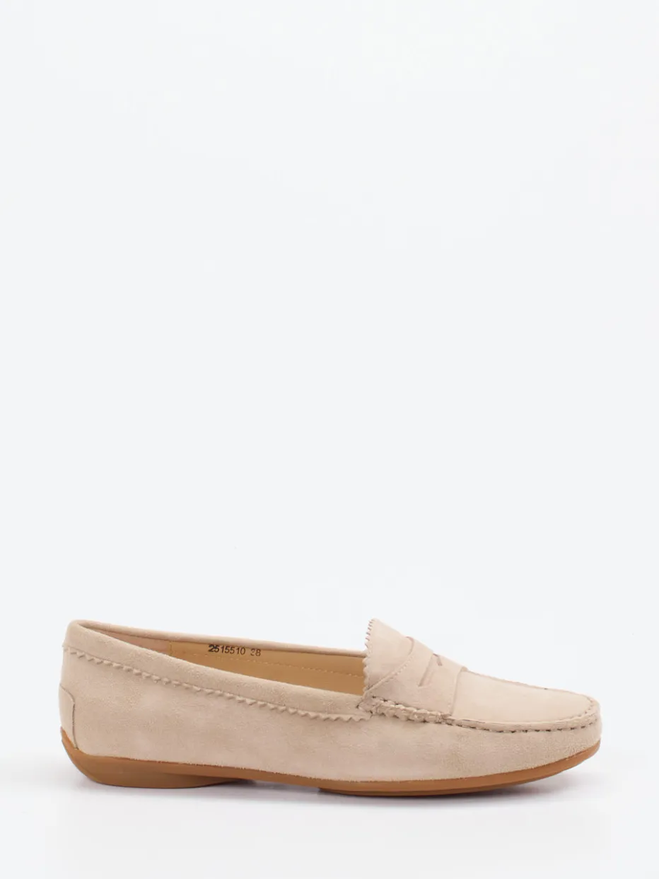 Damen Si – Loafer aus Veloursleder in