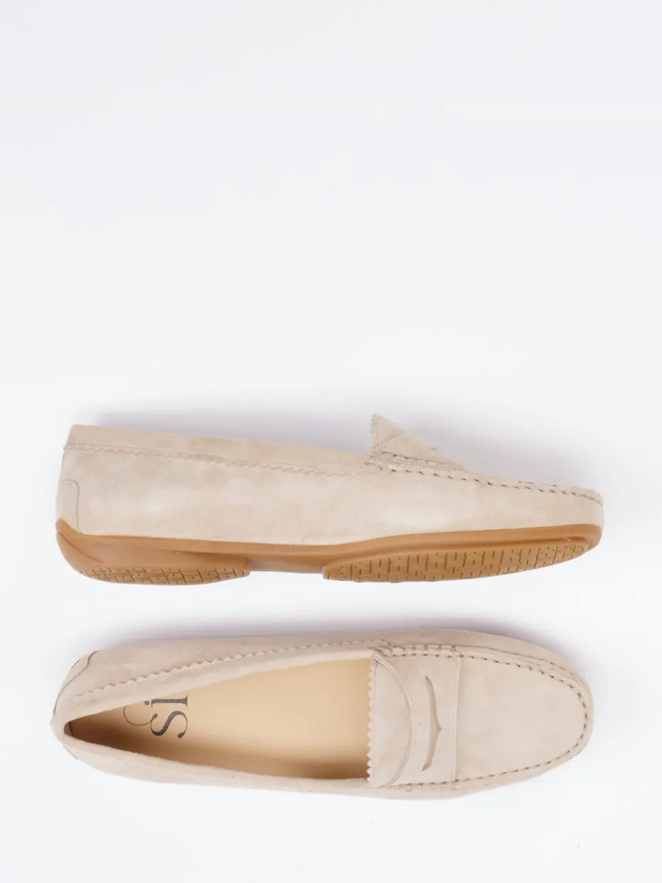 Damen Si – Loafer aus Veloursleder in