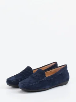 – Loafer aus Veloursleder Dunkel*Si Discount