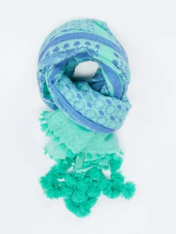 Simone Bruns – Modetuch aus Kaschmir in Türkisgrün*Simone Bruns Cashmere Couture Discount