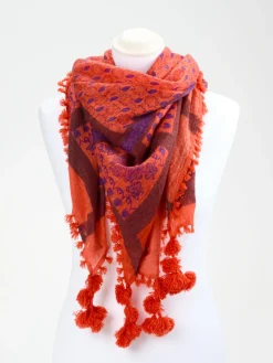 Simone Bruns – Schal aus Kaschmir in Tomaten*Simone Bruns Cashmere Couture Best